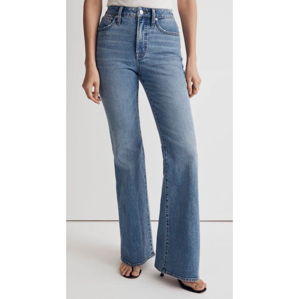 Madewell Blue Flare & Wide Leg Jeans